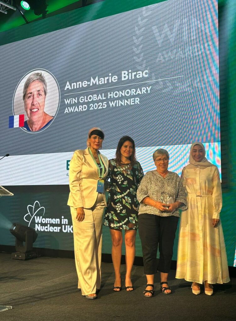 Anne-Marie Birac reçoit le WiN Global Honorary Award