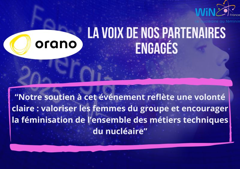 ✨ Nos partenaires mis à l’honneur !  – ORANO ✨