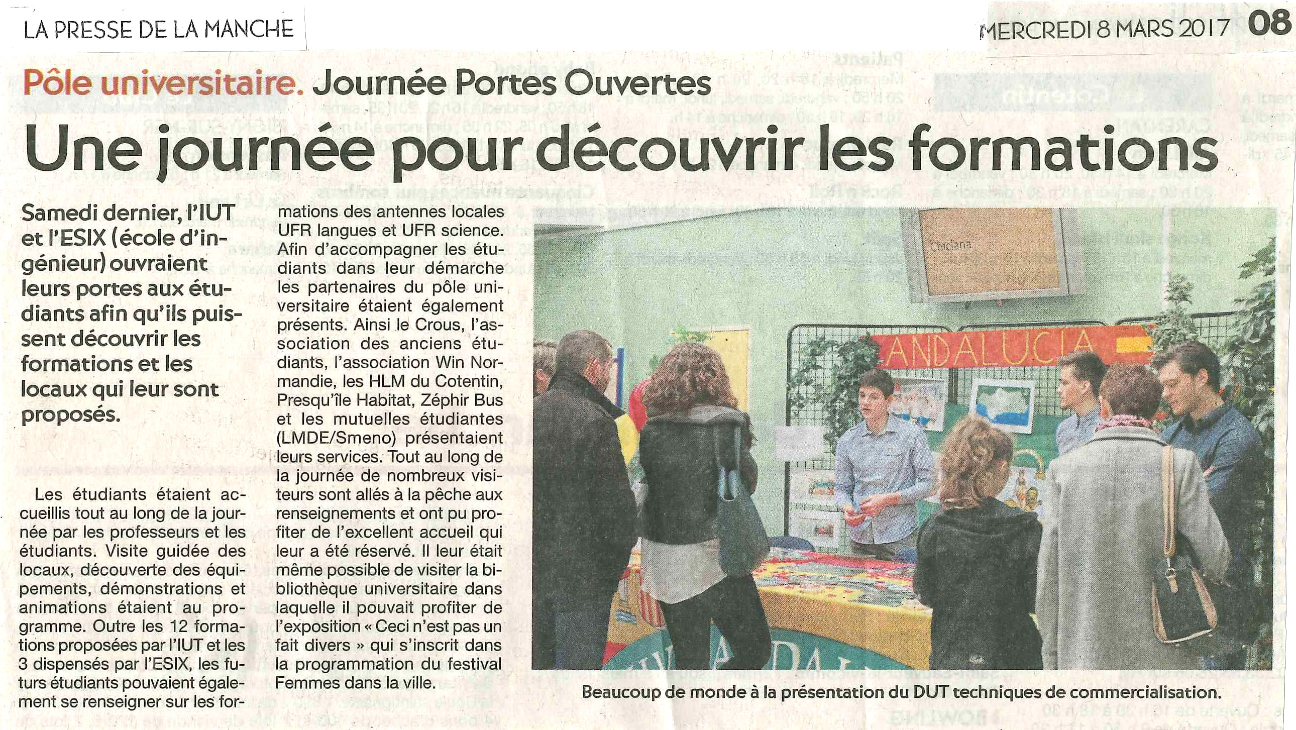 Presse de la manche 8 mars 2017