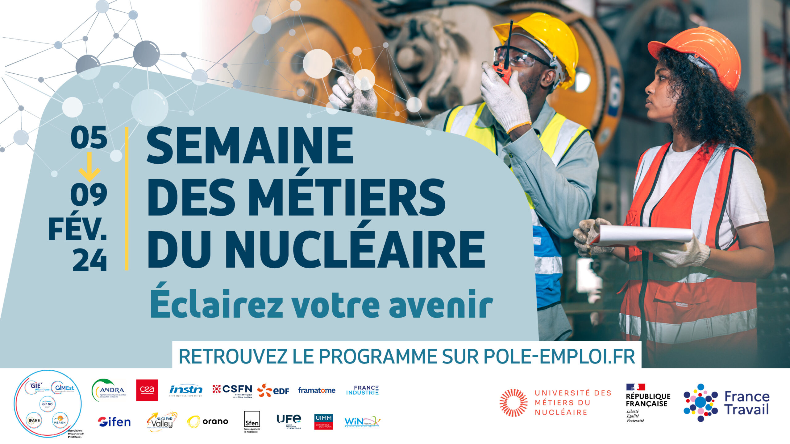 image à la une Semaine des Métiers du Nucléaire 2024 – Webinaire Diversité